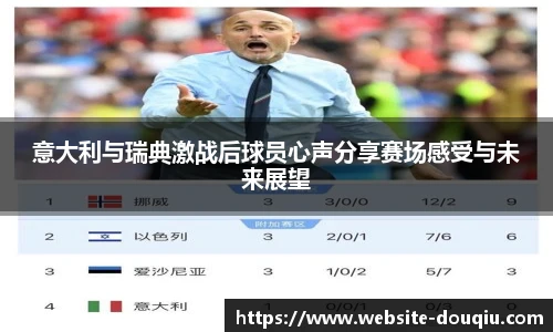 意大利与瑞典激战后球员心声分享赛场感受与未来展望